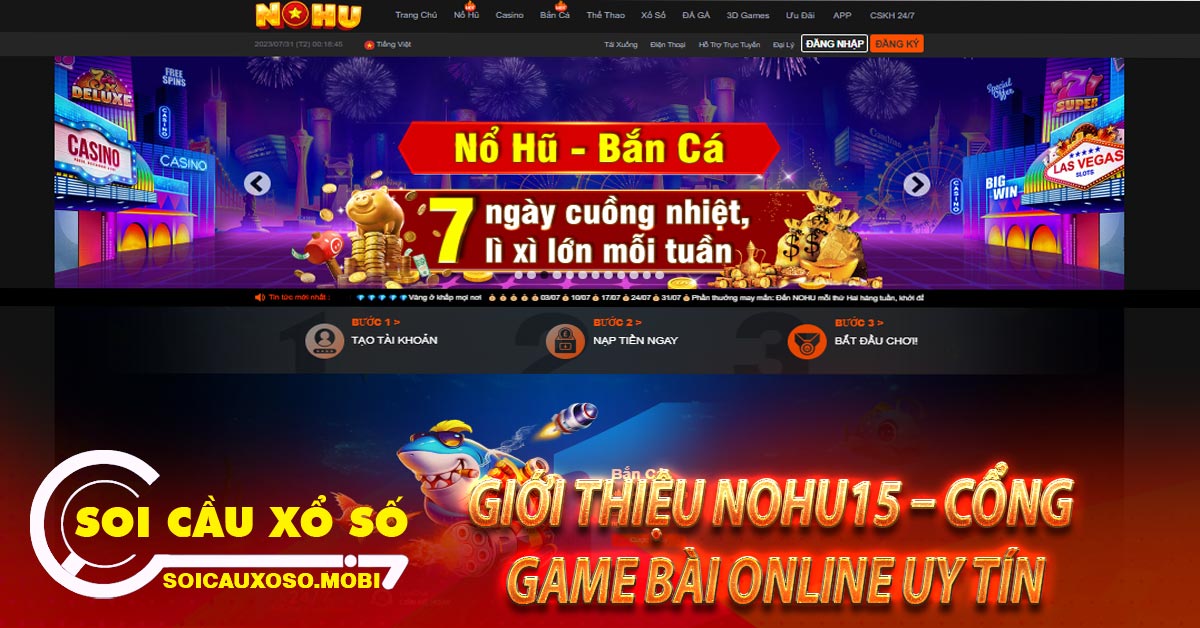 Giới thiệu Nohu15 – cổng game bài online uy tín