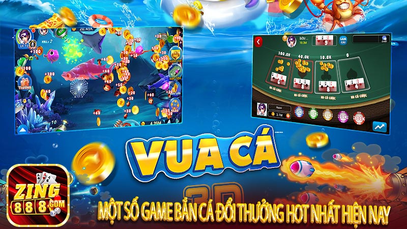 Một số game bắn cá đổi thưởng hot nhất hiện nay