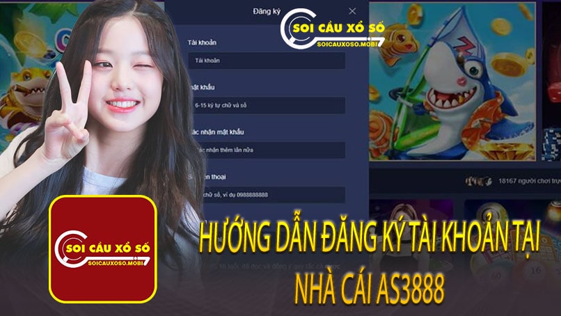 Hướng dẫn đăng ký tài khoản tại nhà cái AS3888